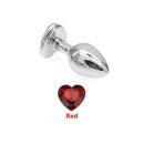 Plug Anal Luxo com Joia - Libertina Sex Shop - acessórios, anal, mulheres, plug, Plug Anal - Sex Shop Vibradores