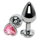 Plug Anal Luxo com Joia - Libertina Sex Shop - acessórios, anal, mulheres, plug, Plug Anal - Sex Shop Vibradores