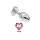 Plug Anal Luxo com Joia - Libertina Sex Shop - acessórios, anal, mulheres, plug, Plug Anal - Sex Shop Vibradores