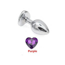 Plug Anal Luxo com Joia - Libertina Sex Shop - acessórios, anal, mulheres, plug, Plug Anal - Sex Shop Vibradores