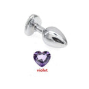 Plug Anal Luxo com Joia - Libertina Sex Shop - acessórios, anal, mulheres, plug, Plug Anal - Sex Shop Vibradores