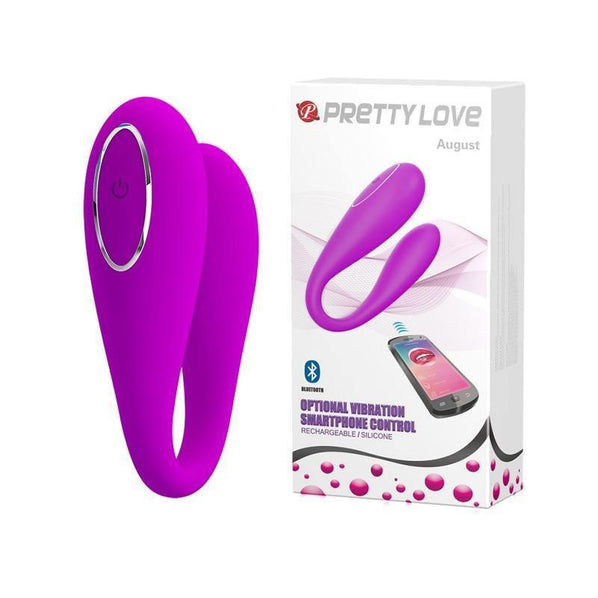 Pretty Love - Vibrador Duplo com Controle pelo Aplicativo - Libertina Sex Shop - bluetooth, casais, mulheres, vibrador com controle, vibrador com controle remoto, vibrador em u, vibrador feminino, vibrador pretty love - Sex Shop Vibradores