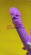 Sense Pleasure - Vibrador Rabbit Vai e Vem Ponto G e Simulador de Sexo Oral Clitóris