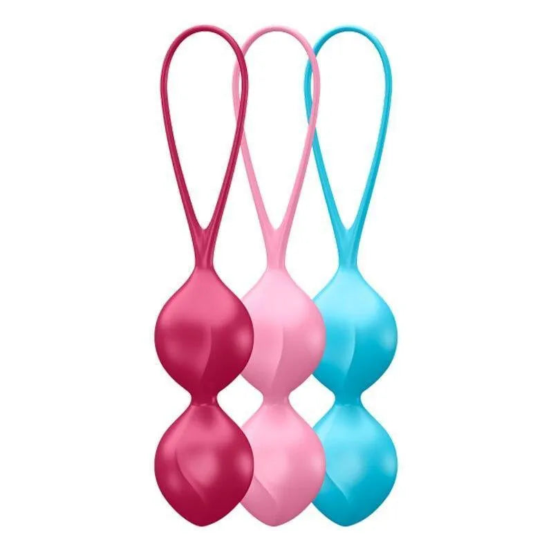 Satisfyer Balls - Bolas de Pompoarismo - Libertina Sex Shop - bolas de pompoarismo, mulher, pompoarismo, satisfyer - Sex Shop Vibradores