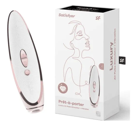 Satisfyer Luxury Prêt-à-Porter - Sugador de Clitóris de Luxo - Libertina Sex Shop - mulheres, satisfyer, sugador, vibrador - Sex Shop Vibradores