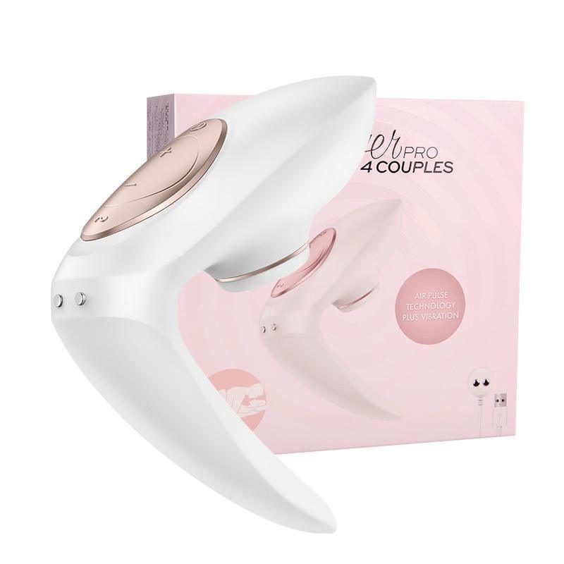 Satisfyer PRO 4 Couples - Vibrador para casais - Libertina Sex Shop - 6 vibradores casal, casais, maisvendidos, megapromo, mulheres, satisfyer, satisfyer casal, satisfyer pro, satisfyer pro 4, satisfyer pro 4 couples, satisfyer sexshop, satisfyer vibrador, sugador, sugador de clitóris, vibrador, vibrador casal, vibrador em u, vibrador para casais - Sex Shop Vibradores