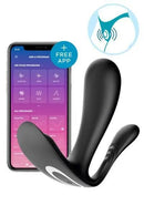 Satisfyer TopSecret+ - Vibrador de Ponto G, Clitóris e Ânus - Libertina Sex Shop - 6 vibradores casal, satisfyer, satisfyer vibrador, vibrador satisfyer - Sex Shop Vibradores