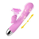 Sense Pleasure - Vibrador Rabbit Vai e Vem Ponto G e Simulador de Sexo Oral Clitóris - Libertina Sex Shop - aquecimento, blackfriday22, maisvendidos, mulheres, rabbit, simulador, vibrador, Vibrador Feminino Rabbit - Sex Shop Vibradores