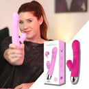 Sense Pleasure - Vibrador Rabbit Vai e Vem Ponto G e Simulador de Sexo Oral Clitóris - Libertina Sex Shop - aquecimento, blackfriday22, maisvendidos, mulheres, rabbit, simulador, vibrador, Vibrador Feminino Rabbit - Sex Shop Vibradores