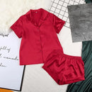 Sexy Doll Comfort | Conjunto em Cetim - Libertina Sex Shop - kit pijama feminino, pijama cetim, pijama de cetim, pijama feminino, vestuario - Sex Shop Vibradores