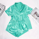 Sexy Doll Comfort | Conjunto em Cetim - Libertina Sex Shop - kit pijama feminino, pijama cetim, pijama de cetim, pijama feminino, vestuario - Sex Shop Vibradores