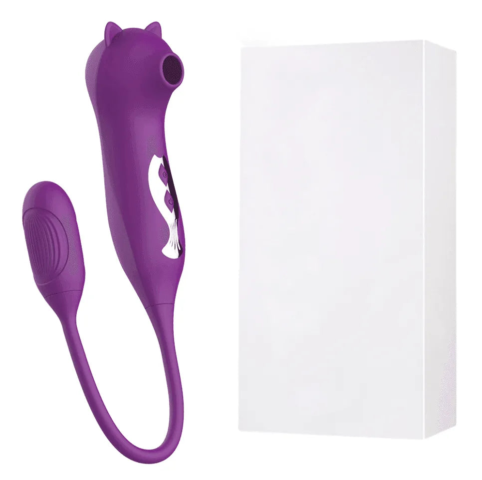 Sugador de Clitóris e Vibrador Bullet de Ponto G - CatLoving - Libertina Sex Shop - lançamento, ssugador de clitoris, sugador, vibrador, vibrador bullet, vibrador com controle remoto, vibrador de clitóris, vibrador fem, Vibrador Feminino, vibrador sugador - Sex Shop Vibradores