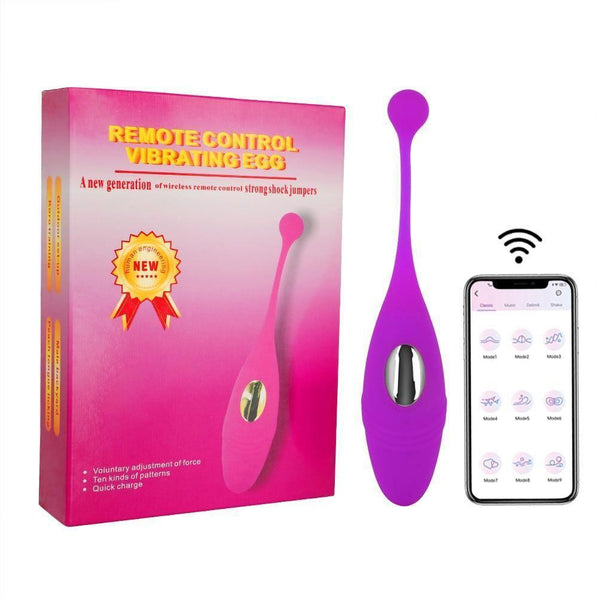 Vibrador Bullet EGG 2.0 Estimulador de Ponto G com Controle via Bluetooth - Libertina Sex Shop - apenasbluetooth, blackfriday22, bluetooth, casais, mulheres, vibrador, vibrador com controle remoto, vibrador de ponto g - Sex Shop Vibradores