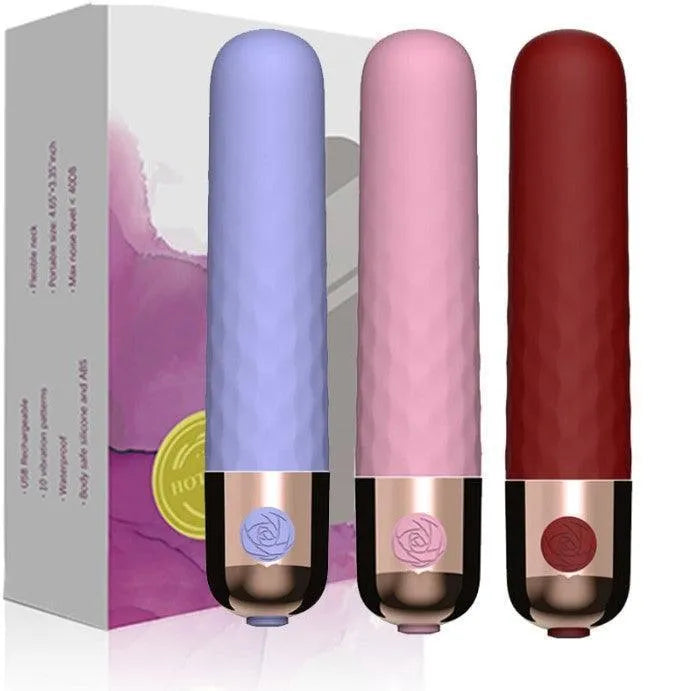 Vibrador Bullet Recarregável - SAMIRA Love Magic - Libertina Sex Shop - Masturbador Feminino, mini vibrador, vibrador, vibrador bullet, vibrador de clitóris, vibrador de mulher, Vibrador Feminino - Sex Shop Vibradores