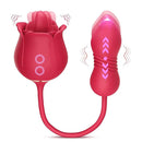 Vibrador Bullet Vai Vem e Simulador de Oral com Linguinha OU Sugador - IMMORTAL FLOWER 5 S-Hand