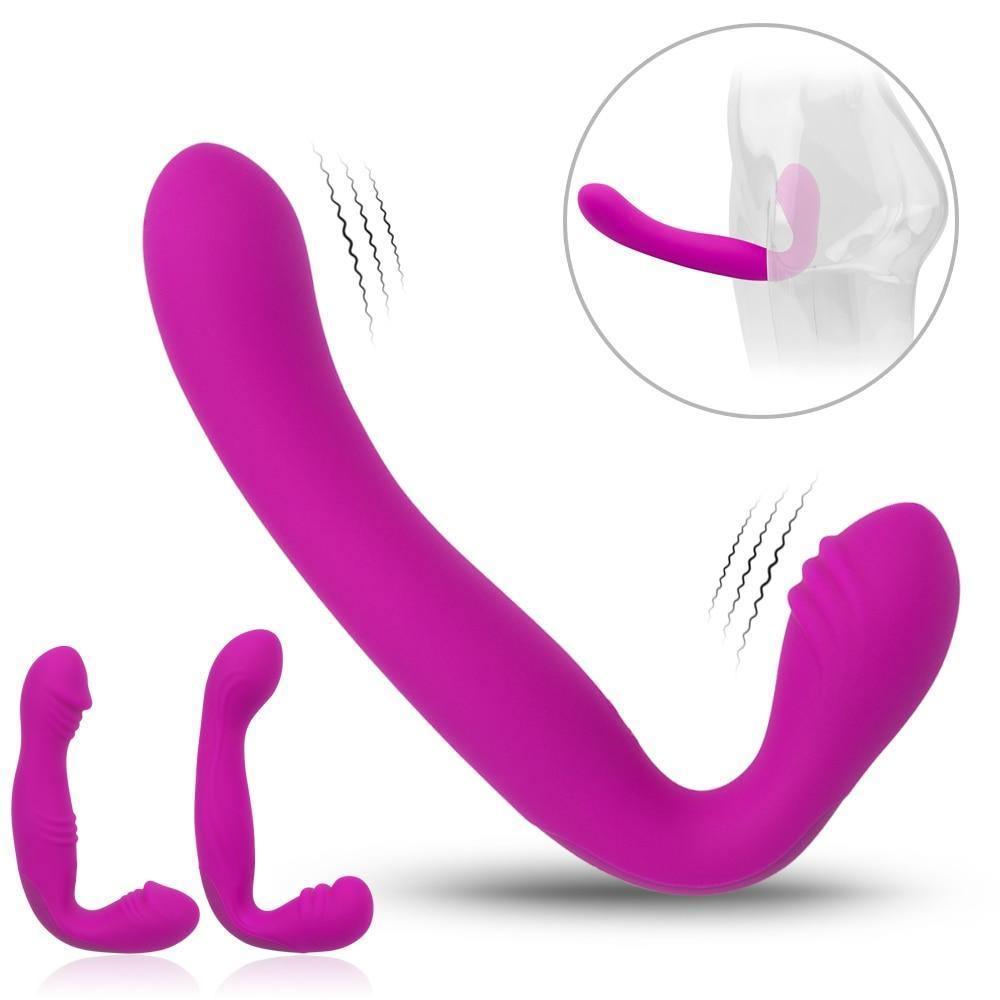 Vibrador com Duas Pontas para Mulheres, Strapless Cinta Peniana sem Alça - TwoLoves - Libertina Sex Shop - casais, consolo, lgbt, mulheres, Strapless, vibrador, Vibrador Feminino - Sex Shop Vibradores