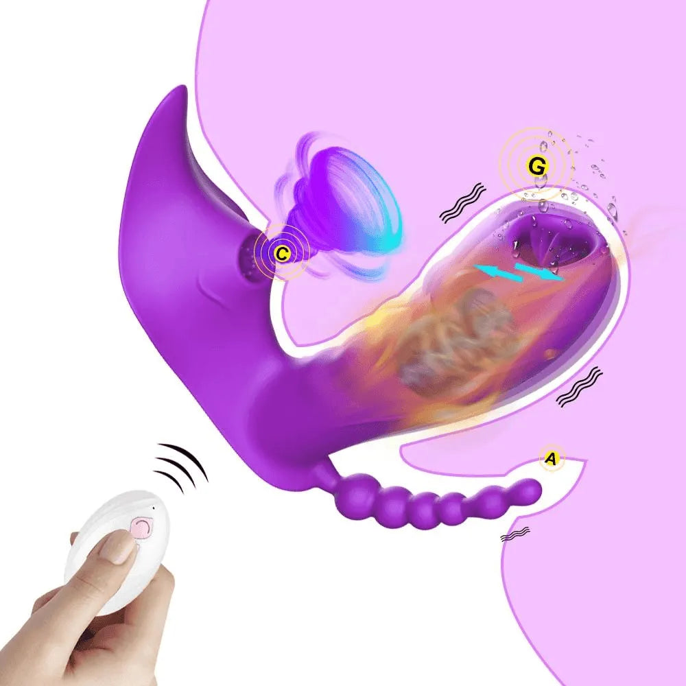 Vibrador com Simulador de Sexo Oral, Sugador de Clitóris e Estimulador de Ponto G - Multi Pleasure - Libertina Sex Shop - controle, masturbador feminino, simulador, simulador de sexo oral, sugador, sugador clitoriano, sugador de clitóris, vibrador, vibrador aprova d'água, vibrador com sugador, vibrador de ponto g, Vibrador Feminino - Sex Shop Vibradores