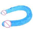 Vibrador Consolo Duplo para Lésbicas - 2Caps - Libertina Sex Shop - consolo duplo, consolo duplo para lesbicas, dildo, dildo com duas cabeças, dildo de borracha, penis de borracha, penis de borracha com duas cabeças - Sex Shop Vibradores