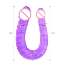 Vibrador Consolo Duplo para Lésbicas - 2Caps - Libertina Sex Shop - consolo duplo, consolo duplo para lesbicas, dildo, dildo com duas cabeças, dildo de borracha, penis de borracha, penis de borracha com duas cabeças - Sex Shop Vibradores