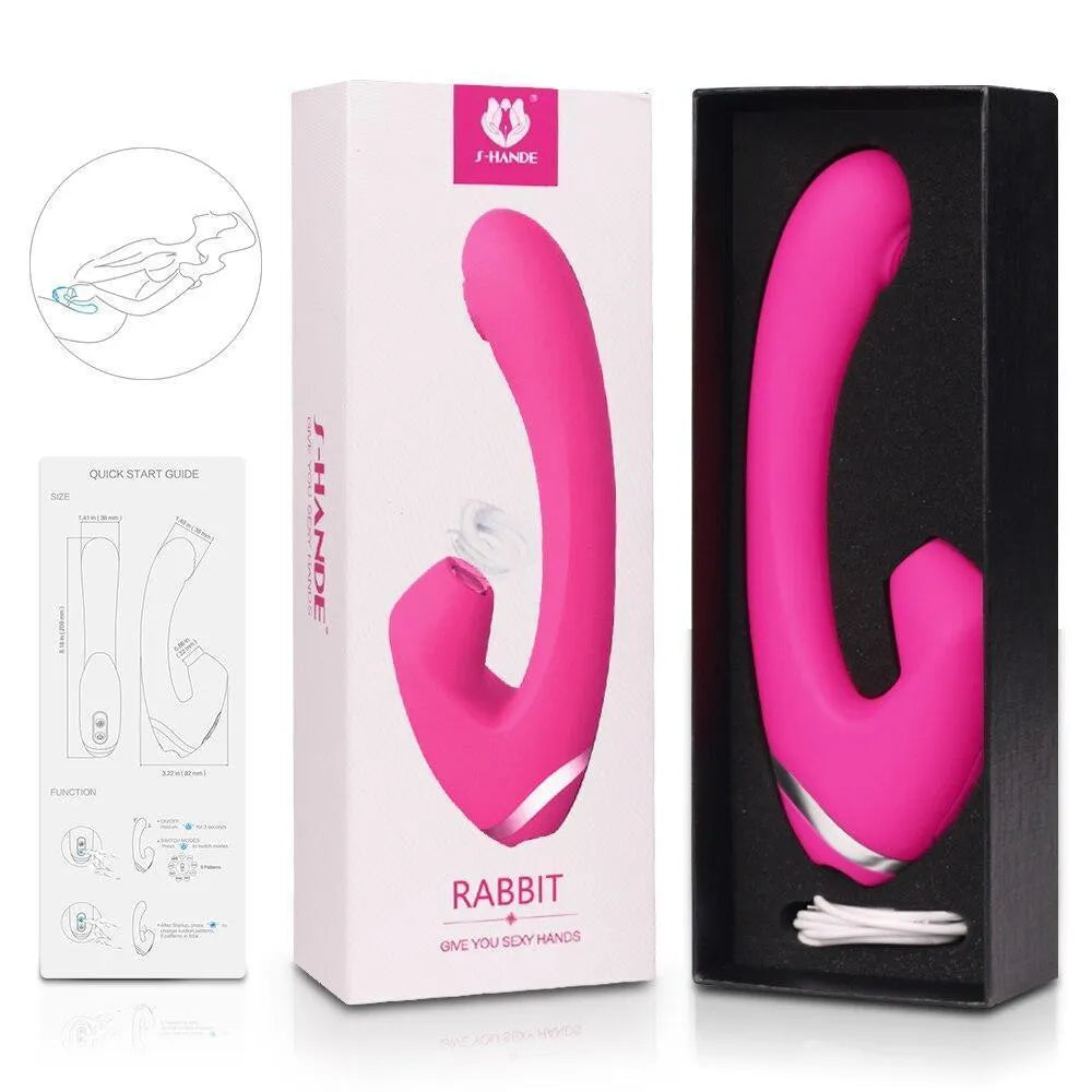 Vibrador Consolo e Sugador de Clitóris - Rabbit S-Hand - Libertina Sex Shop - cconsolo vibrador, lançamento, lançamentos, masturbador feminino, rabbit consolo, rabbit ponto g, rabbit vinrador, sugador, sugador clitóris, sugador de clitóris, sugador de critores, sugador feminino, sugadordeclitoris, vibrador, vibrador consolo, vibrador de ponto g, vibrador sugador de clitóris, vinrador rabbit - Sex Shop Vibradores