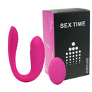 Vibrador de Casais com Estimulador de Ponto G & Sugador de Clitóris - Sex Time - Libertina Sex Shop - casais, formatou, lançamento, sugador de clitóris, vibrador com controle a distância, vibrador com controle wirelles, vibrador de casal, vibrador de controle remoto, vibrador feminino, vibrador para casais - Sex Shop Vibradores