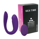 Vibrador de Casais com Estimulador de Ponto G & Sugador de Clitóris - Sex Time - Libertina Sex Shop - casais, formatou, lançamento, sugador de clitóris, vibrador com controle a distância, vibrador com controle wirelles, vibrador de casal, vibrador de controle remoto, vibrador feminino, vibrador para casais - Sex Shop Vibradores