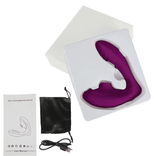 Vibrador de Ponto G e Sugador de Clitóris com 10 Níveis - Absolut - Promo - Libertina Sex Shop - black friday - Sex Shop Vibradores
