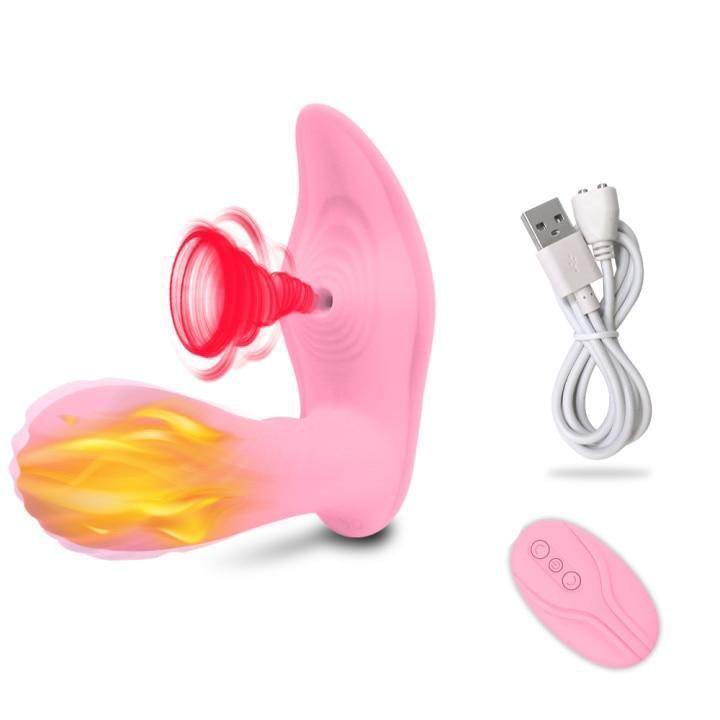 Vibrador de Ponto G e Sugador de Clitóris com Controle Remoto a Distância - Trust Loving - Libertina Sex Shop - aquecimento, blackfriday22, bluetooth, calcinha vibratória, casais, controle, estimuladorclitoris, mulheres, sugador, sugador de clitóris, vibrador, vibrador de ponto g, Vibrador Feminino - Sex Shop Vibradores