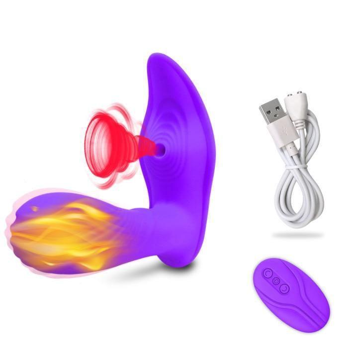 Vibrador de Ponto G e Sugador de Clitóris com Controle Remoto a Distância - Trust Loving - Libertina Sex Shop - aquecimento, blackfriday22, bluetooth, calcinha vibratória, casais, controle, estimuladorclitoris, mulheres, sugador, sugador de clitóris, vibrador, vibrador de ponto g, Vibrador Feminino - Sex Shop Vibradores