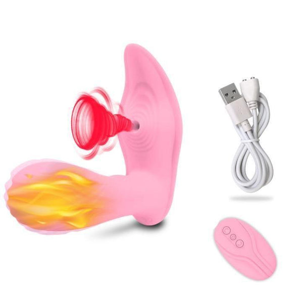 Vibrador de Ponto G e Sugador de Clitóris com Controle Remoto a Distância - Trust Loving - Libertina Sex Shop - aquecimento, blackfriday22, bluetooth, calcinha vibratória, casais, controle, estimuladorclitoris, mulheres, sugador, sugador de clitóris, vibrador, vibrador de ponto g, Vibrador Feminino - Sex Shop Vibradores