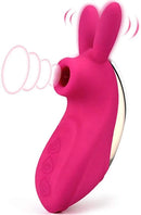 Vibrador e Estimulador Coelho - Vibrador e Sugador de Clitóris 3 em 1 - Libertina Sex Shop - best, mulheres, sugador, vibrador - Sex Shop Vibradores