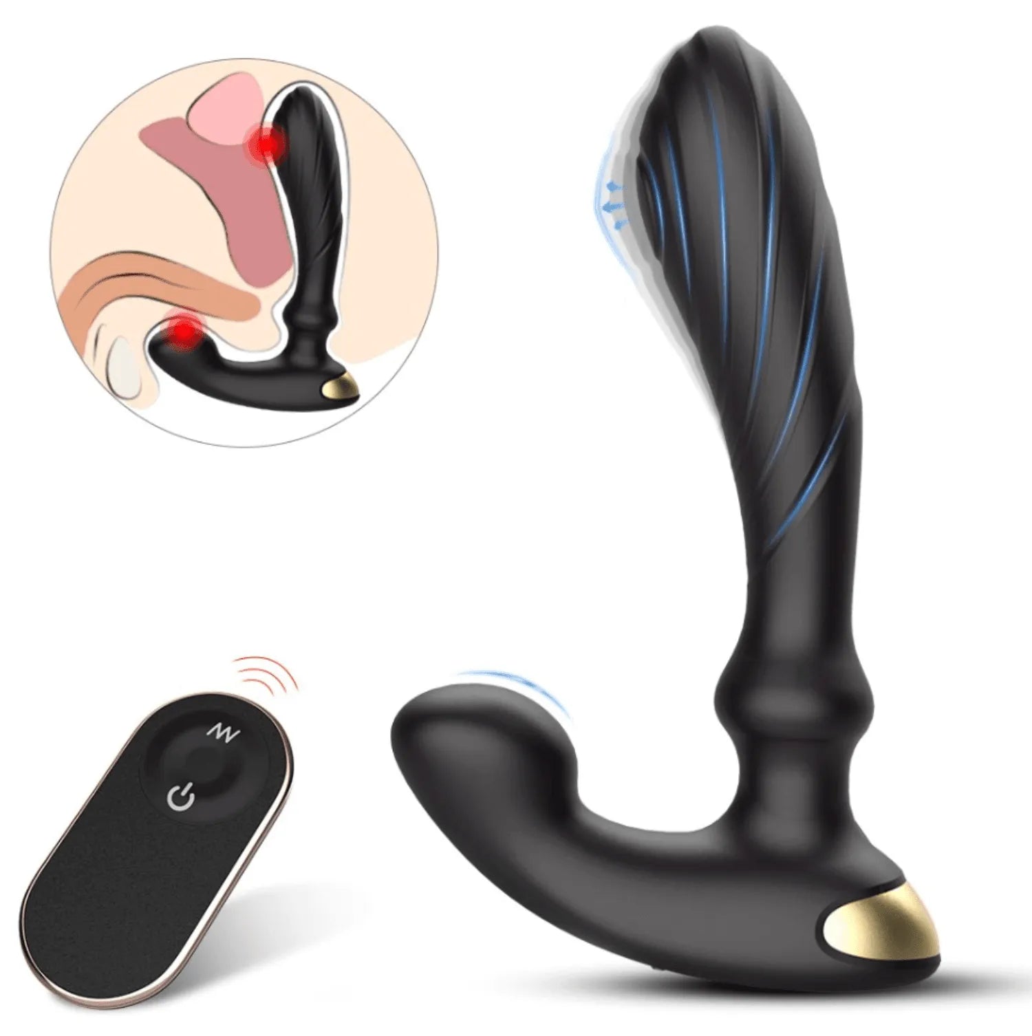 Vibrador e Estimulador de Próstata com Controle Remoto - PróstactFury - Libertina Sex Shop - como estimular a próstata, estimulador da prostata, estimulador de prostata, estimulador prostata, massageador de prostata, Vibrador de Prostata, vibrador prostático - Sex Shop Vibradores