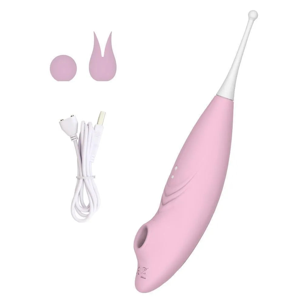 Vibrador e Sugador de Clitóris com 10 Níveis- MagicSense - Libertina Sex Shop - estimulador de clitóris, estimuladorclitoris, sugador de clitóris, vibrador, vibrador de clitóris, vibrador feminino, vibrador para o clitóris - Sex Shop Vibradores