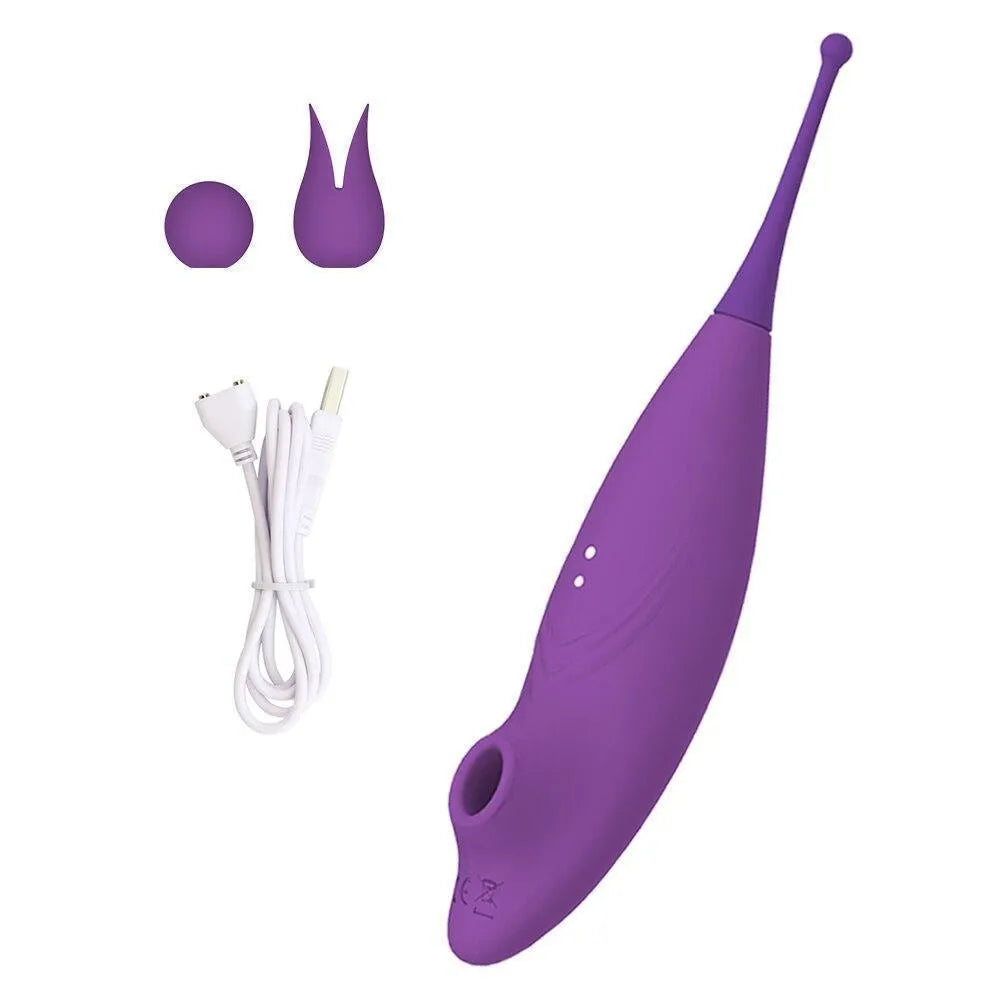 Vibrador e Sugador de Clitóris com 10 Níveis- MagicSense - Libertina Sex Shop - estimulador de clitóris, estimuladorclitoris, sugador de clitóris, vibrador, vibrador de clitóris, vibrador feminino, vibrador para o clitóris - Sex Shop Vibradores
