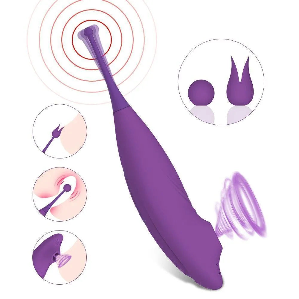 Vibrador e Sugador de Clitóris com 10 Níveis- MagicSense - Libertina Sex Shop - estimulador de clitóris, estimuladorclitoris, sugador de clitóris, vibrador, vibrador de clitóris, vibrador feminino, vibrador para o clitóris - Sex Shop Vibradores