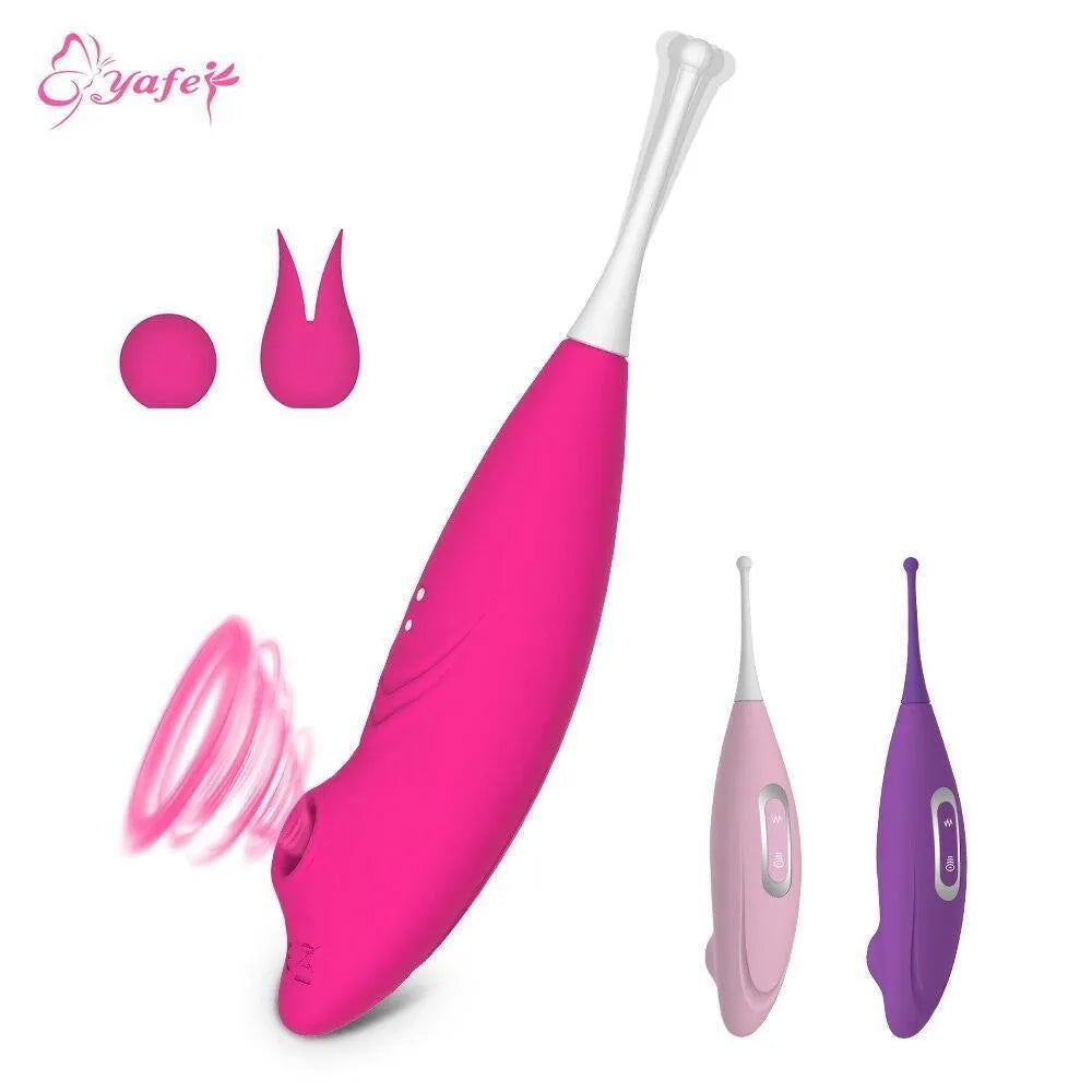 Vibrador e Sugador de Clitóris com 10 Níveis- MagicSense - Libertina Sex Shop - estimulador de clitóris, estimuladorclitoris, sugador de clitóris, vibrador, vibrador de clitóris, vibrador feminino, vibrador para o clitóris - Sex Shop Vibradores
