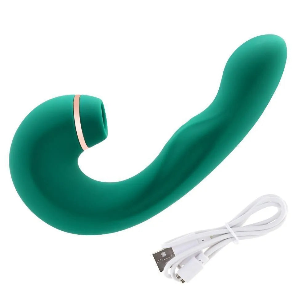 Vibrador Feminino Sugador de Clitóris e Estimulador de Ponto G - Realization - Libertina Sex Shop - lançamento - Sex Shop Vibradores