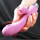 Vibrador Rabbit Multi-Velocidades com Simulador de Sexo Oral e Aquecimento - StarRabbit - Libertina Sex Shop - aquecimento, consolo, maisvendidos, mulheres, rabbit, simulador, vibrador, vibrador de ponto g, Vibrador Feminino Rabbit, Vibrador Rabbit - Sex Shop Vibradores