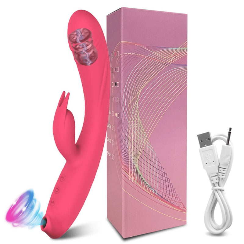 Vibrador Rabbit Xplod - Sugador e Vibrador Clitóris e Estimulador de Ponto G - Libertina Sex Shop - estimulador clitoriano, estimulador de ponto g, masturbador feminino rabbit, sugador de clitóris, vibrador, vibrador de ponto g, vibrador e sugador de clitóris, vibrador feminino, vibrador sugador de clitóris - Sex Shop Vibradores