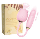 Vibrador Sexual com Sugador de Clitóris e Bullet Vai Vem - Rose X - Libertina Sex Shop - sugador, sugador de clitóris, vibrador, vibrador aprova d'água, vibrador com sugador, vibrador de clitóris, vibrador de duas pontas, vibrador de mulher, vibrador de ponto g, vibrador e sugador de clitóris, vibrador erótico, Vibrador Feminino, vibrador mulher, vibrador para mulher, vibrador para mulheres, vibrador para o clitóris, vibrador ponto g, vibrador sugador, vibrador sugador de clitóris - Sex Shop Vibradores