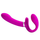 Vibrador Strapless com Dupla Usabilidade e 12 Modos Vibrativos - Valerie Pretty Love - Libertina Sex Shop - Strapless, vibrador calcinha peniana, vibrador feminino ativo, vibrador mulher ativa, vibrador penis, vibrador strapless - Sex Shop Vibradores