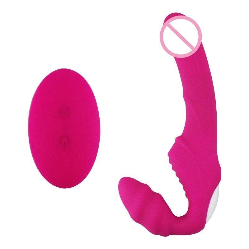 Vibrador Strapless Inversão para Penetração Ativa e Passiva Simultânea com Controle Remoto - NANA RCT - S HANDE - Libertina Sex Shop - Libertina Sex Shop 