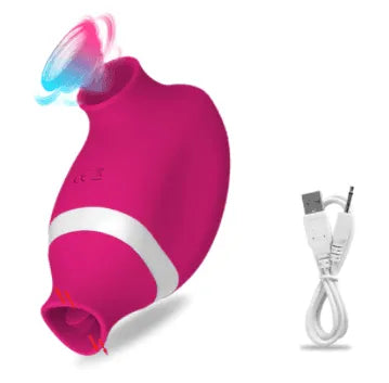 Vibrador Sugador de Clitóris e Simulador de Sexo Oral com Língua - Little Love - Libertina Sex Shop - blackfriday22, maisvendidos, mulheres, simulador, simulador de sexo oral, sugador, sugador de clitóris, vibrador, vibrador com lingua - Sex Shop Vibradores