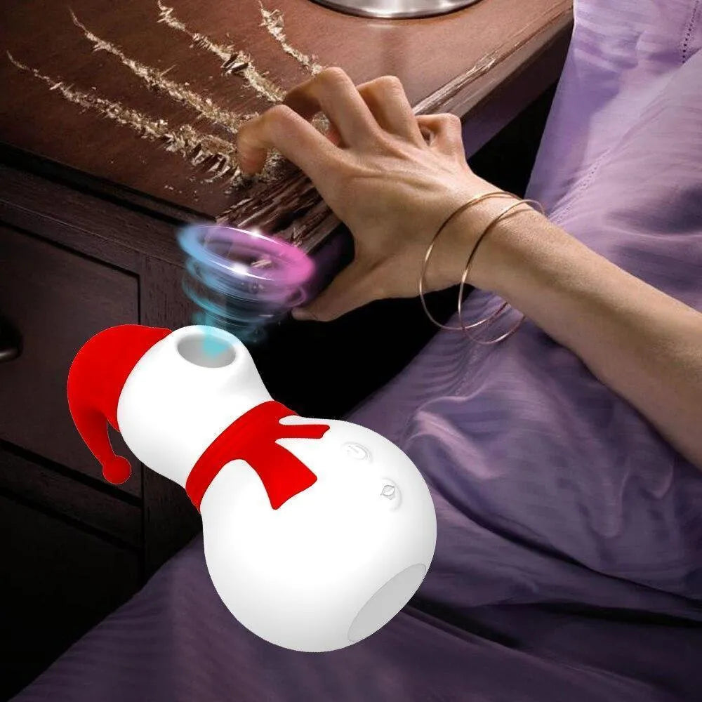 Vibrador Sugador de Clitóris Penguin Noel com 10 Níveis Intensos de Sucção - Libertina Sex Shop - mulheres, sugador, sugador de clitóris, vibrador - Sex Shop Vibradores