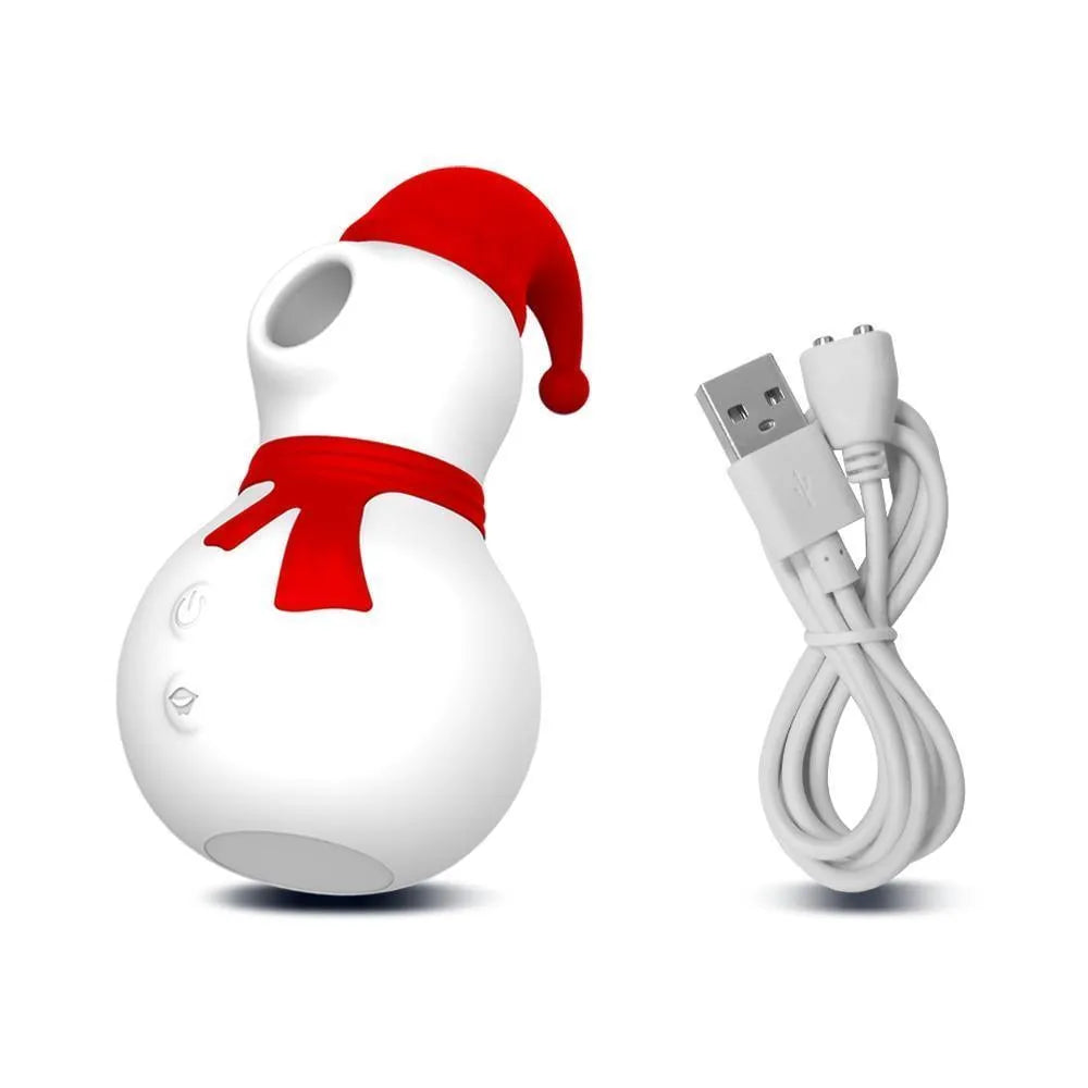 Vibrador Sugador de Clitóris Penguin Noel com 10 Níveis Intensos de Sucção - Libertina Sex Shop - mulheres, sugador, sugador de clitóris, vibrador - Sex Shop Vibradores