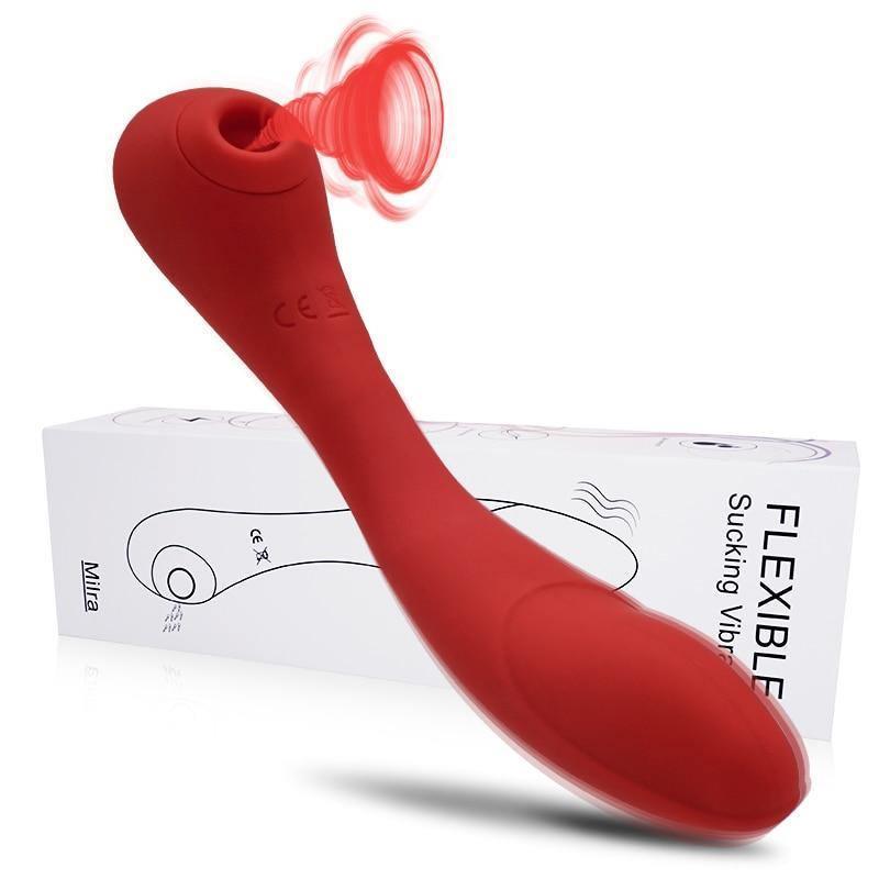 Vibrador Varinha Mágica com Sugador de Clitóris - TwoLoving - Libertina Sex Shop - mulheres, sugador, vibrador - Sex Shop Vibradores