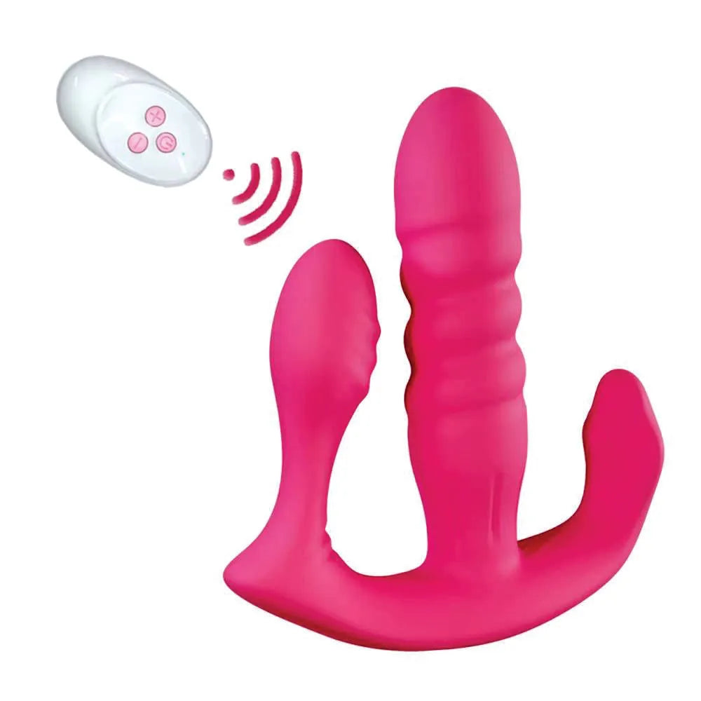 Vibrador 3 em 1 Panties - Estimulador de Ponto G, Clitóris e Anal