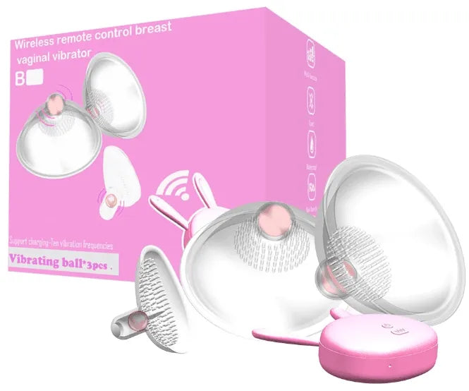 Vibrating Ball- Sugador seios e clitóris - Libertina Sex Shop - estimulador de seios, mulheres, sugador, vibrador de seios - Sex Shop Vibradores