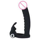 Anel Peniano com Vibrador rabbit - Libertina Sex Shop - anel peniano com vibrador, anel peniano vibrador, vibrador, vibrador aprova d'água, vibrador com penetração, vibrador de casal, vibrador erótico, vibrador para casais, vibrador para mulher, vibrador para mulheres, vibrador penetração - Sex Shop Vibradores