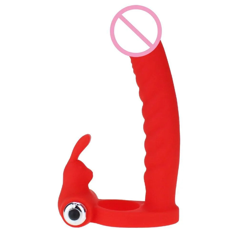 Anel Peniano com Vibrador rabbit - Libertina Sex Shop - anel peniano com vibrador, anel peniano vibrador, vibrador, vibrador aprova d'água, vibrador com penetração, vibrador de casal, vibrador erótico, vibrador para casais, vibrador para mulher, vibrador para mulheres, vibrador penetração - Sex Shop Vibradores
